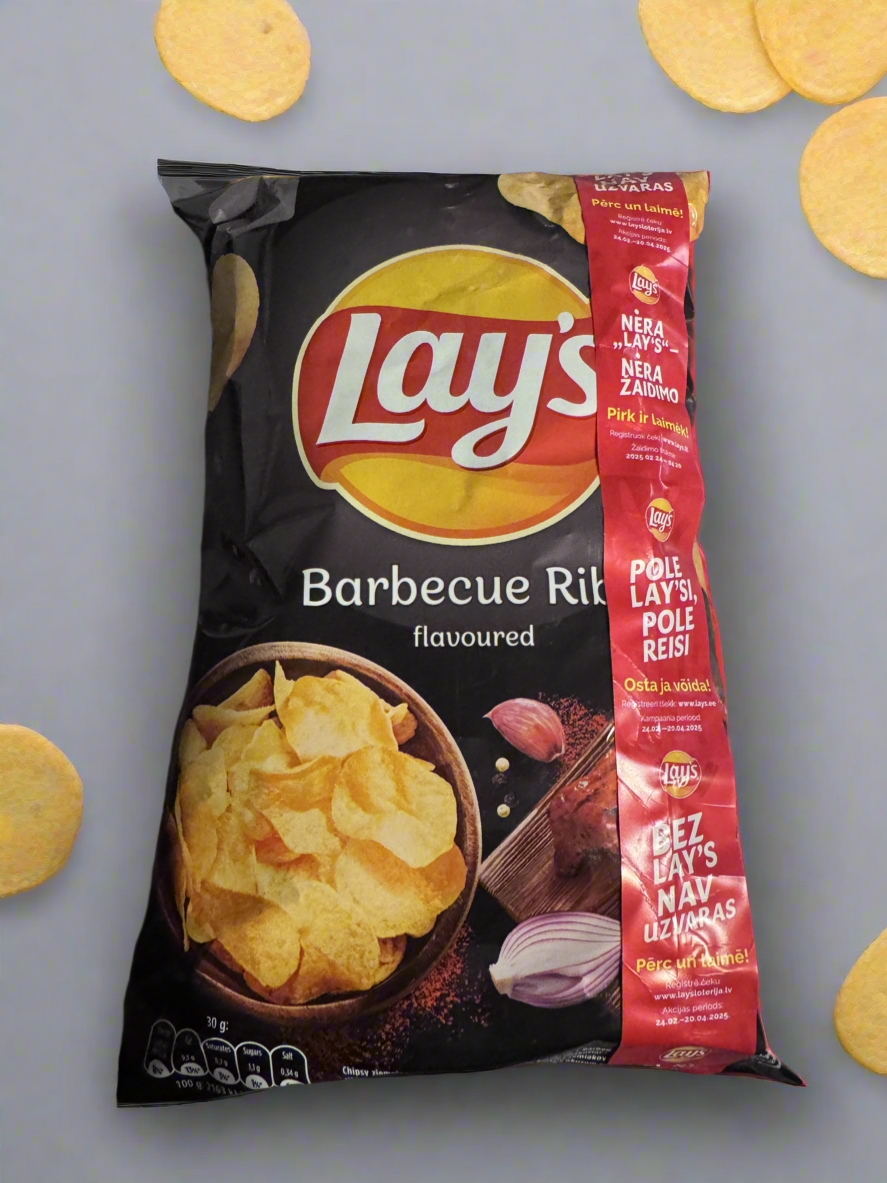 Lays barbecue rib