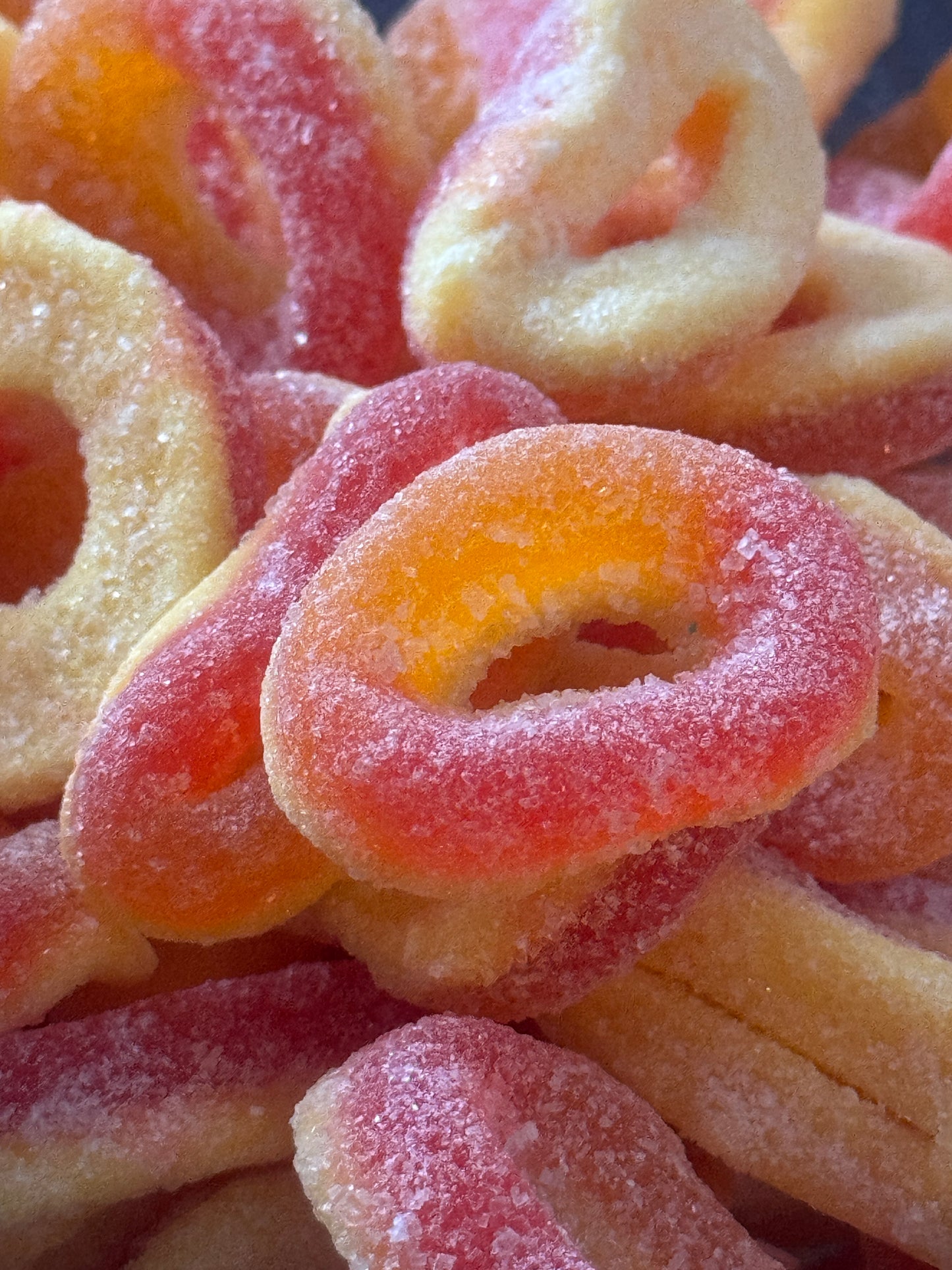 Peach rings 100g