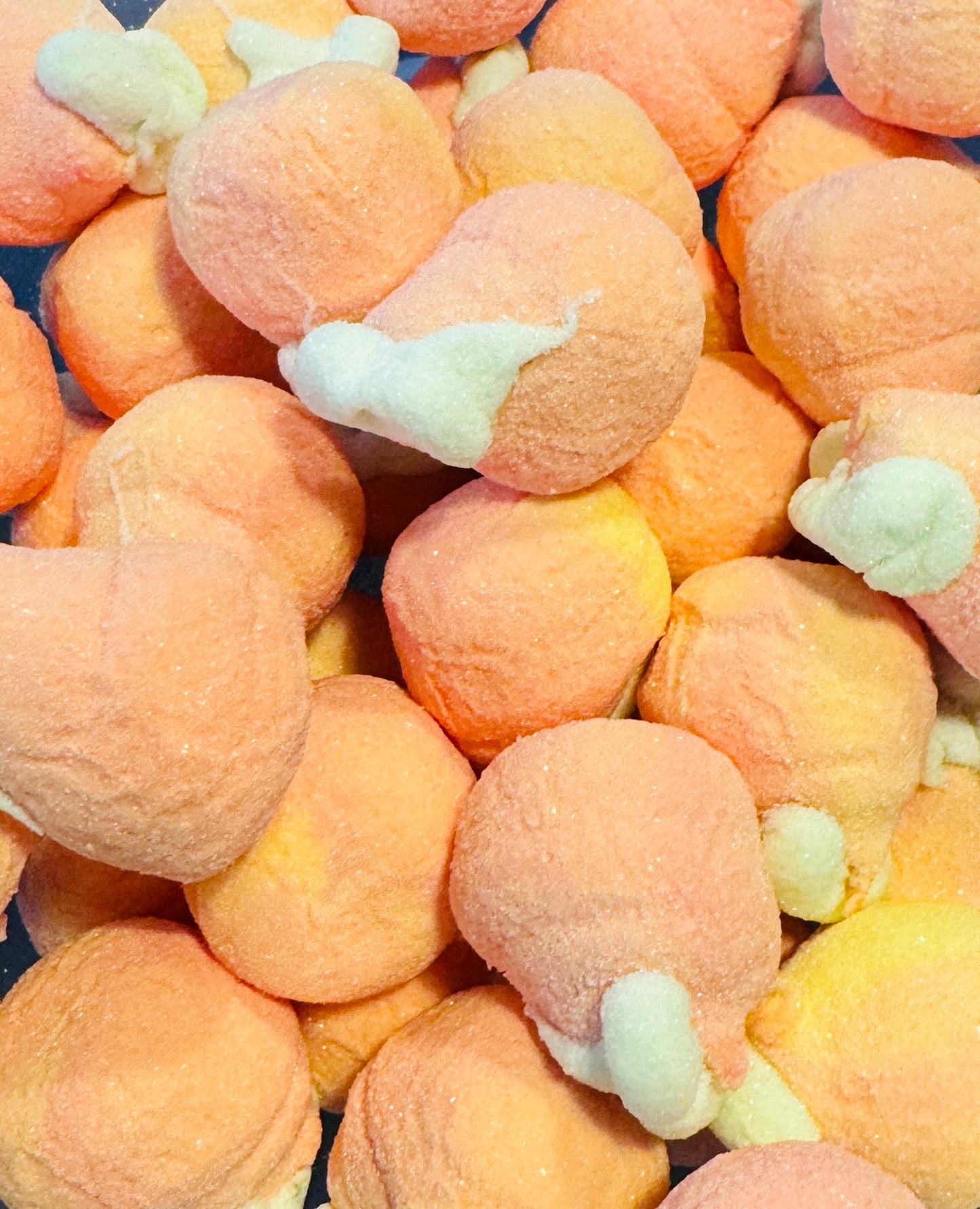 Peach jelly filled marshmallows 100g