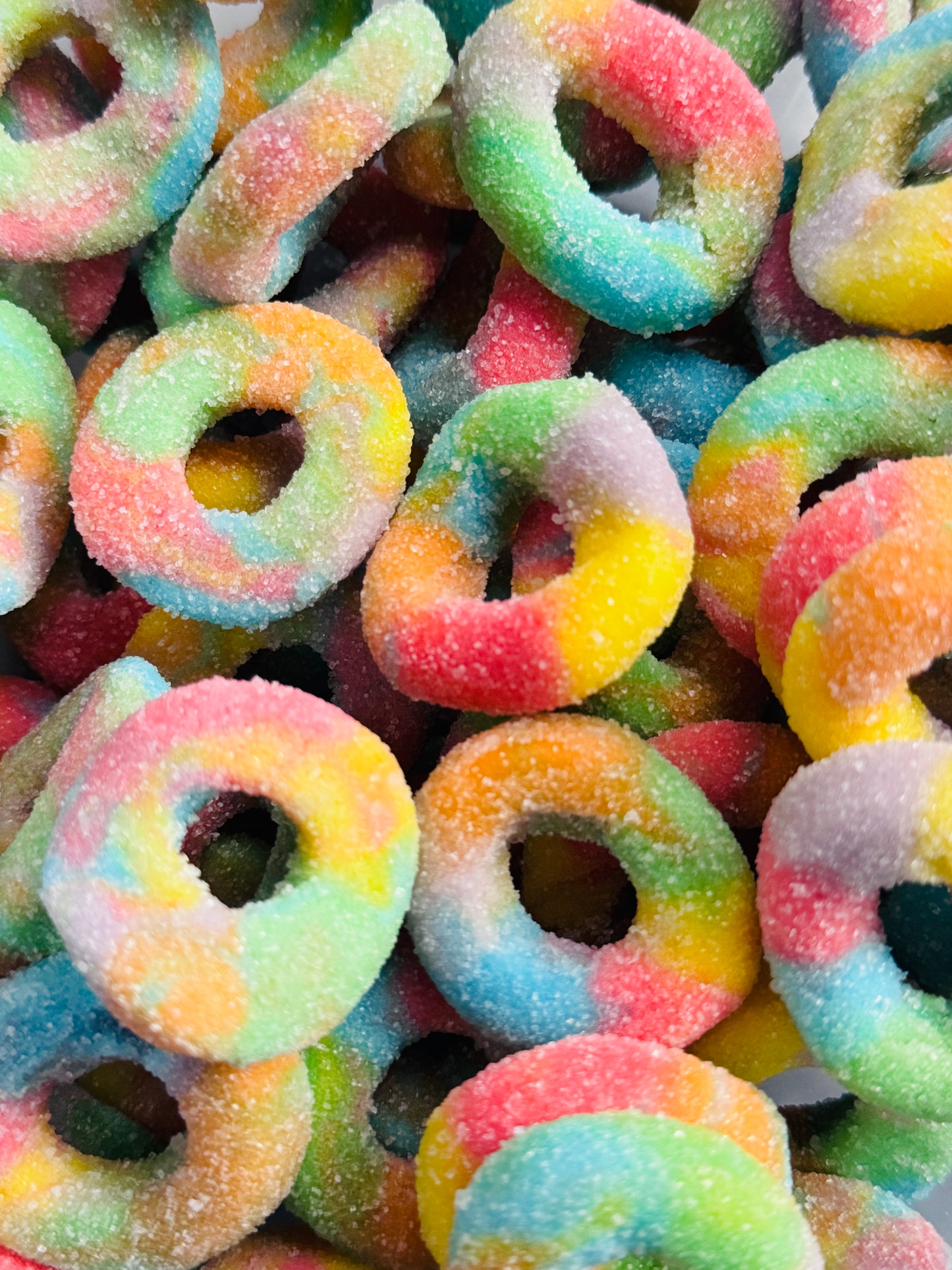 Rainbow rings 100g