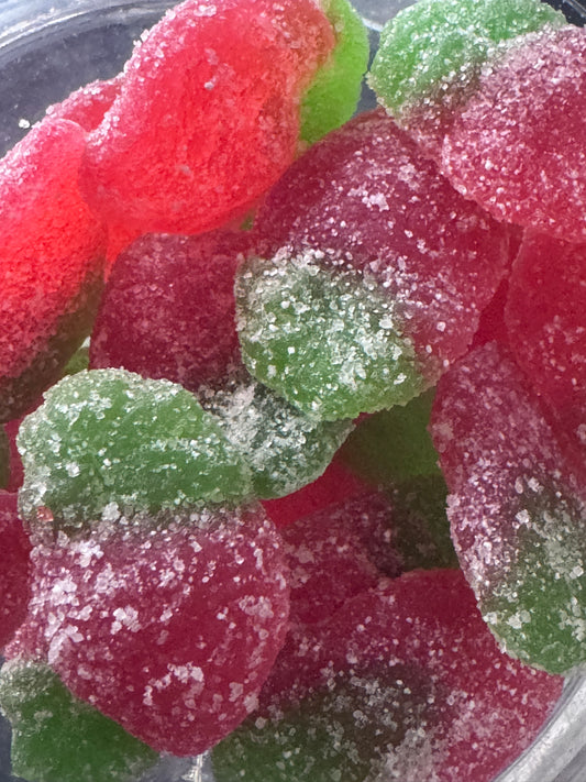 Fizzy strawberries 100g