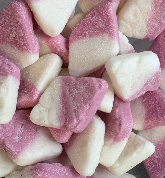 Vanilla and strawberry mini bubs 100g