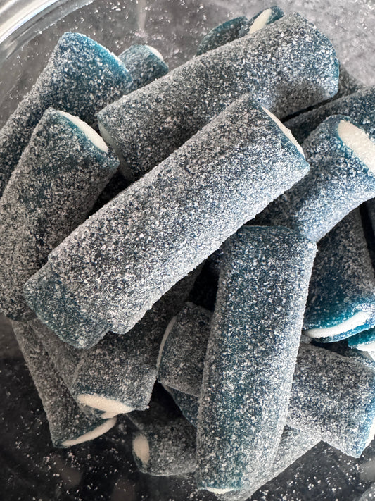 Giant Fizzy blue rockets 100g