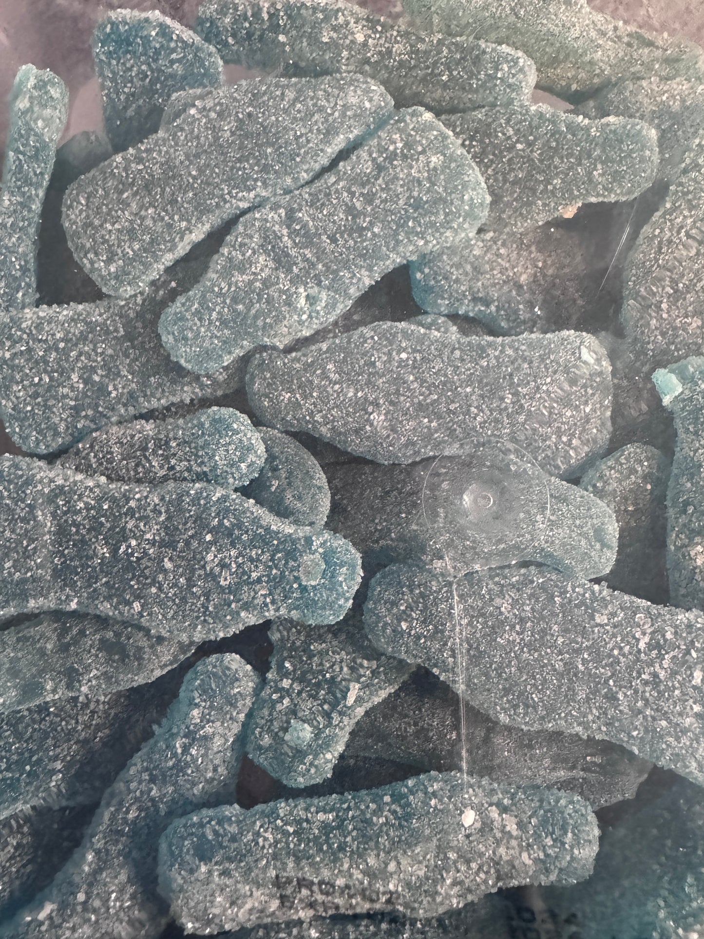 Blue raspberry flavoured bottles