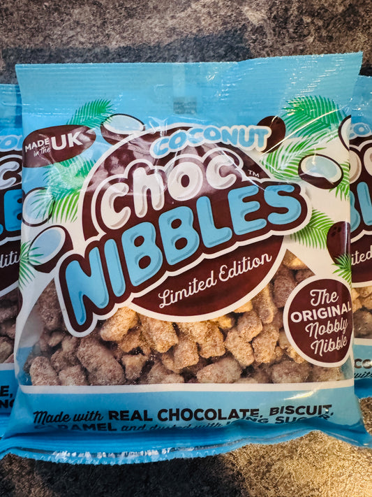 Coconut choc nibbles