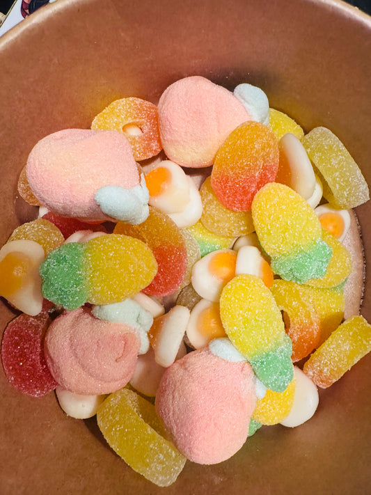 Peach and pineapple mix