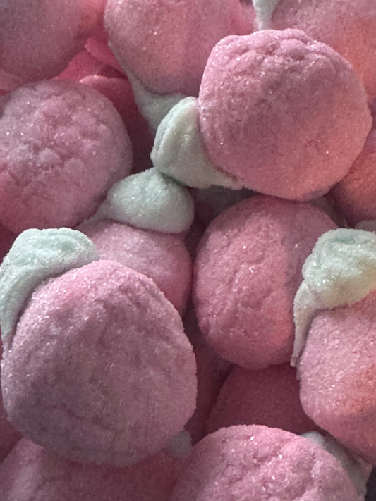 Raspberry jelly filled marshmallows 100g
