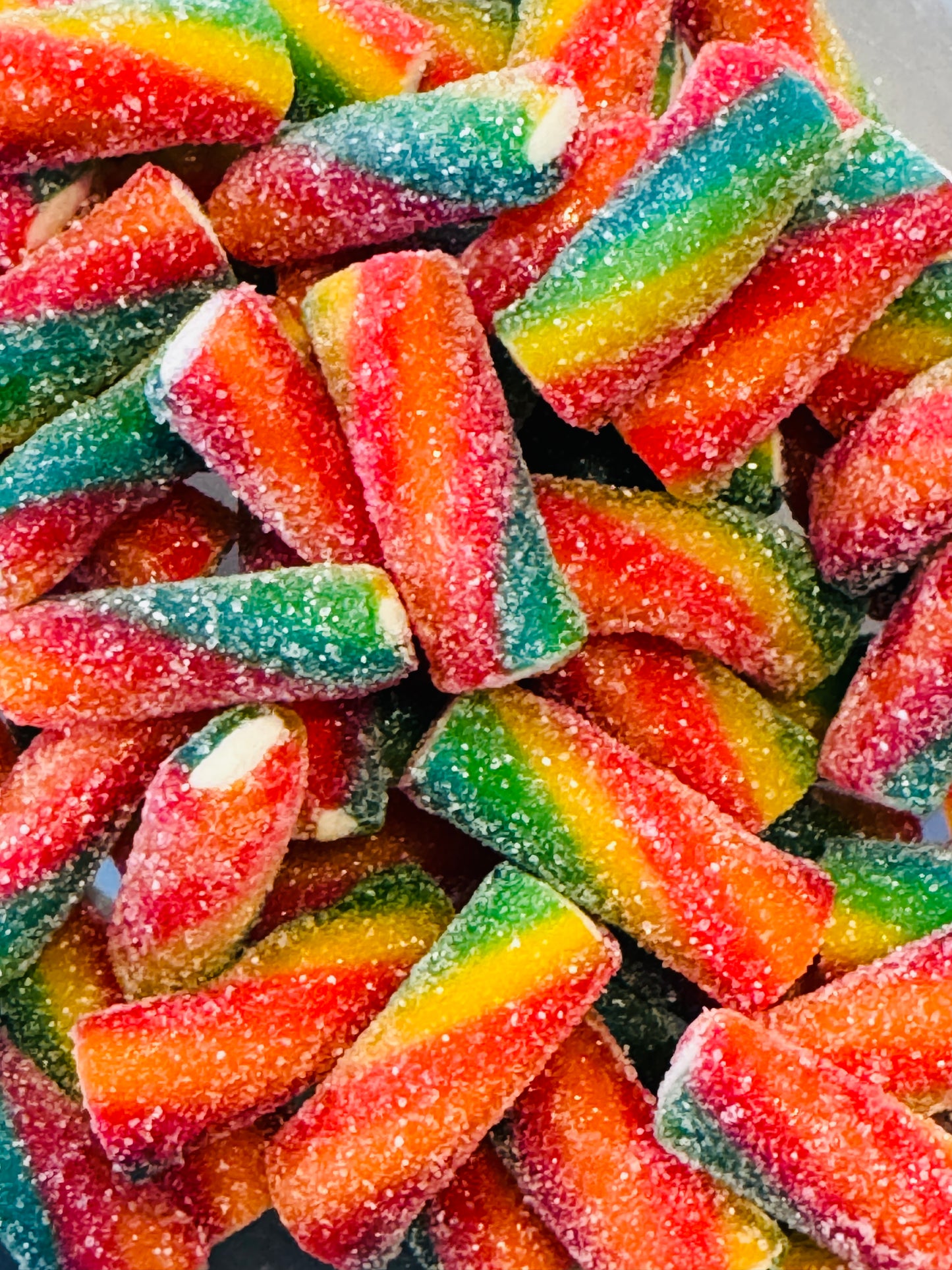 Fizzy rainbow bites 100g