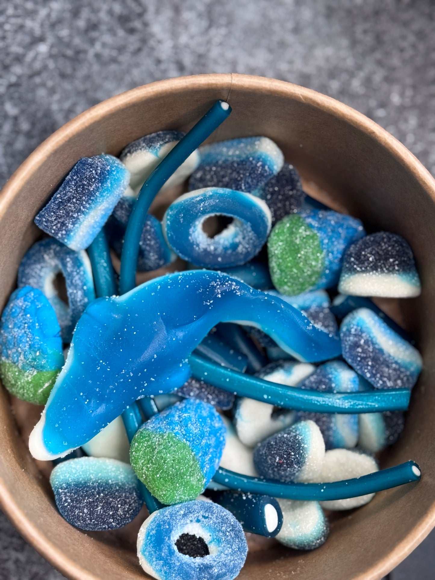 Blue raspberry flavour mix