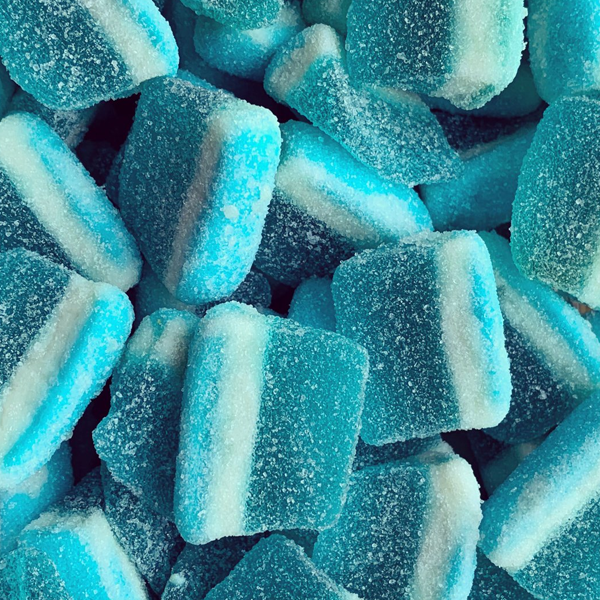 Blue Raspberry Slices 100g