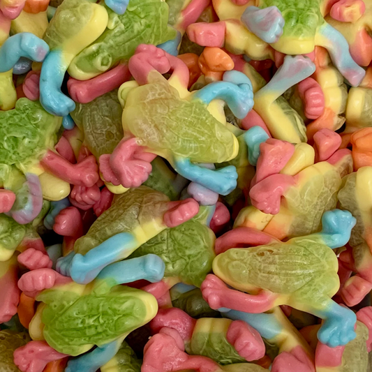 Jelly Filled Tropical Frogs 100g