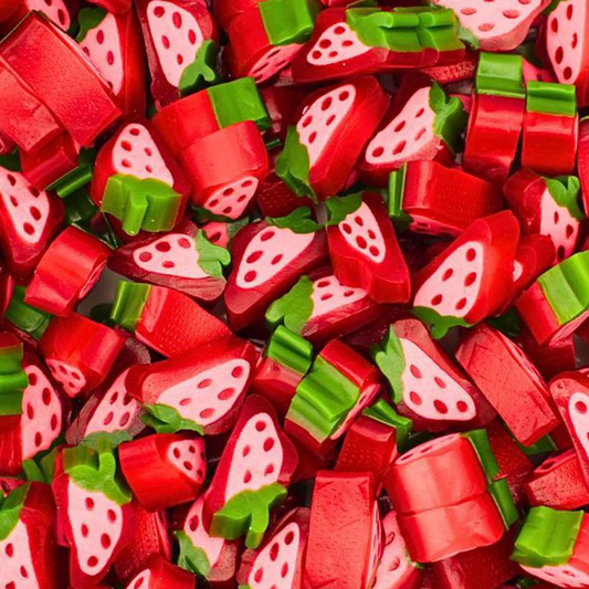 Strawberry Liquorice Slices 100g